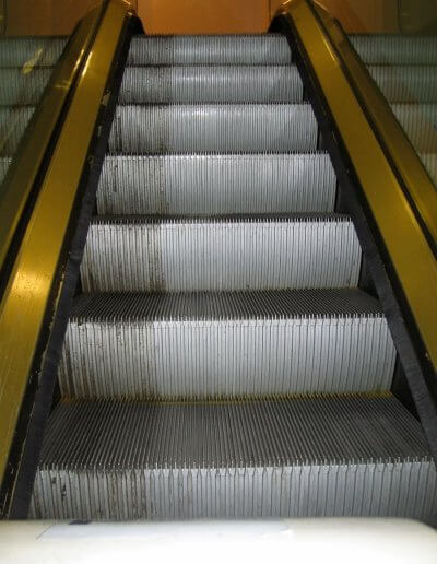 Escalator Step Cleaning