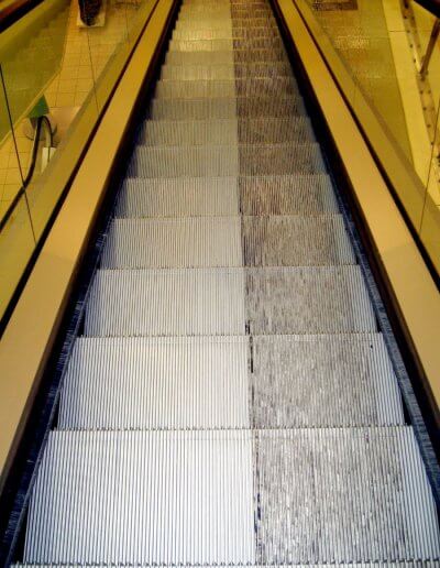 Escalator Step Cleaning