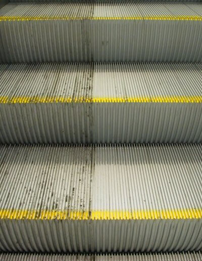 Escalator Step Cleaning