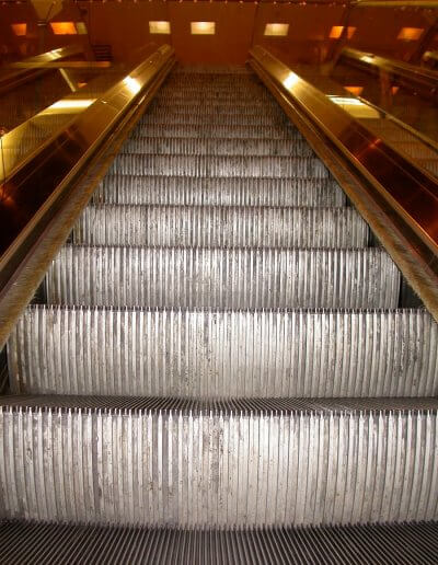 Escalator Step Cleaning