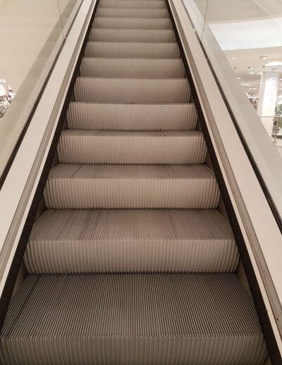 Escalator Step Cleaning