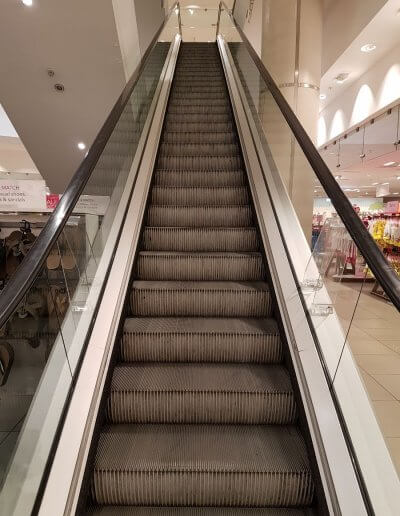 Escalator Step Cleaning