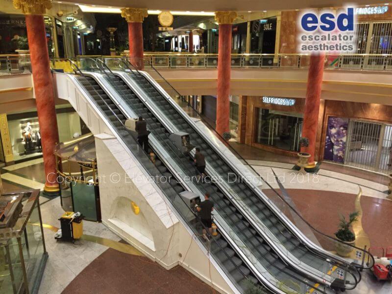 Escalator Cleaning Trafford Centre