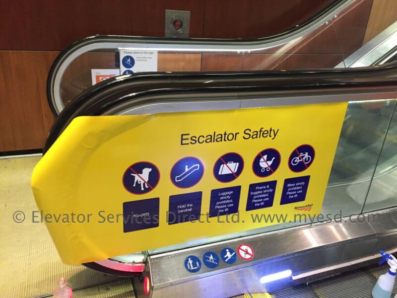 Escalator Safety Media – Edinburgh Station.