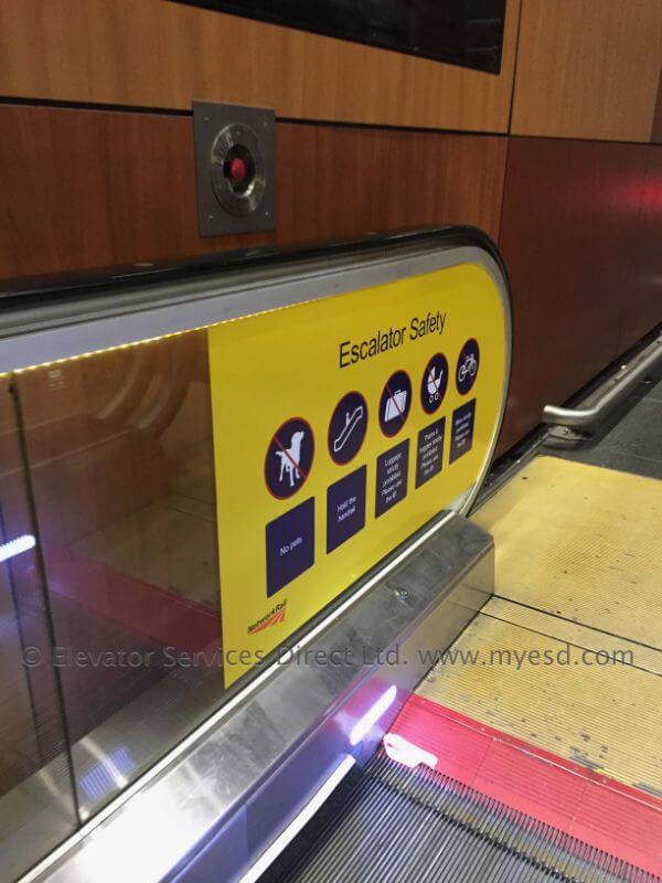 Escalator Safety Media – Edinburgh Station.