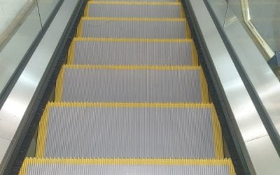 Escalator Step Safety Demarcation Lines Plymouth