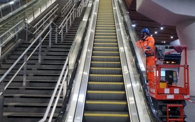 Escalator Safety Demarcations London Bridge Station