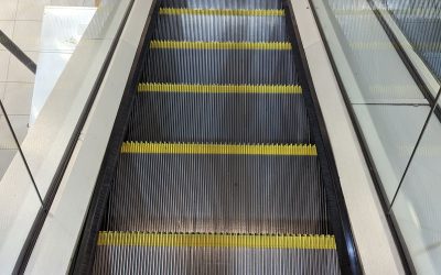 Escalator Cleaning & Safety Demarcations, Kennedy Centre Belfast