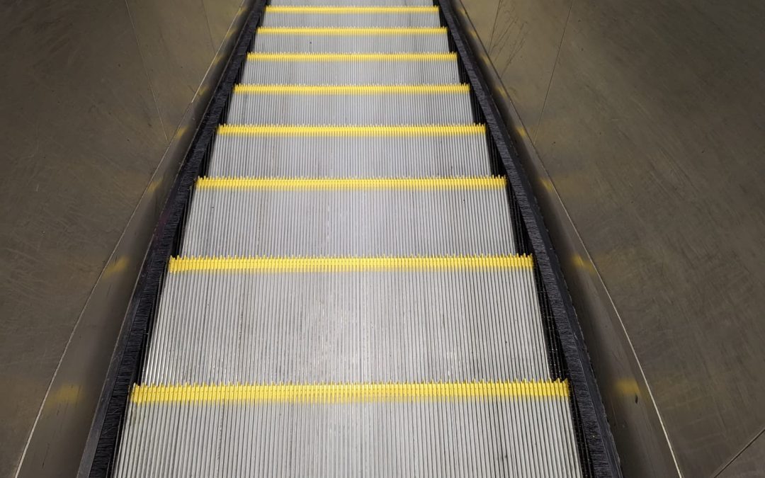 Escalator cleaning