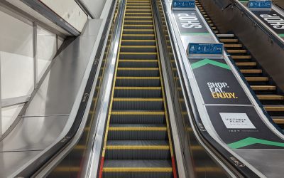 Escalator Deep Clean & New Safety Demarcations -Train Station